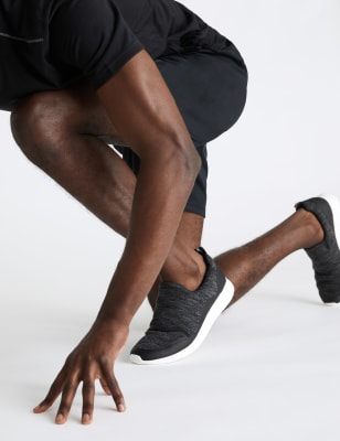 

Mens M&S Collection Light As Air™ Slip-On Trainers - Charcoal, Charcoal