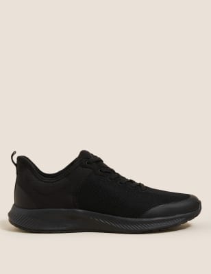 

Mens GOODMOVE Lace Up Trainers - Black Mix, Black Mix