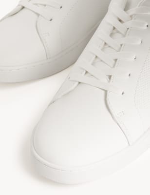 

Mens M&S Collection Lace-Up Trainers - White, White