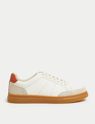

M&S Collection Zapatillas deportivas con cordonesMens - Ecru Mix, Ecru Mix