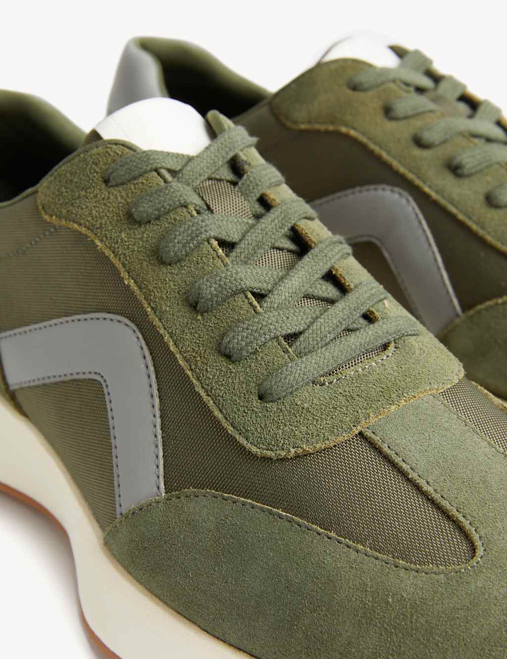 Lace-Up Trainers with Freshfeet™ image 2