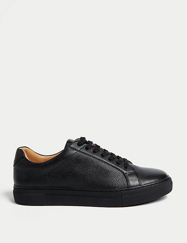 Leather Lace Up Trainers with Freshfeet™ - GR