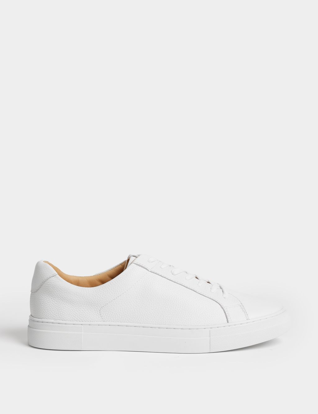 Leather Lace Up Trainers with Freshfeet™