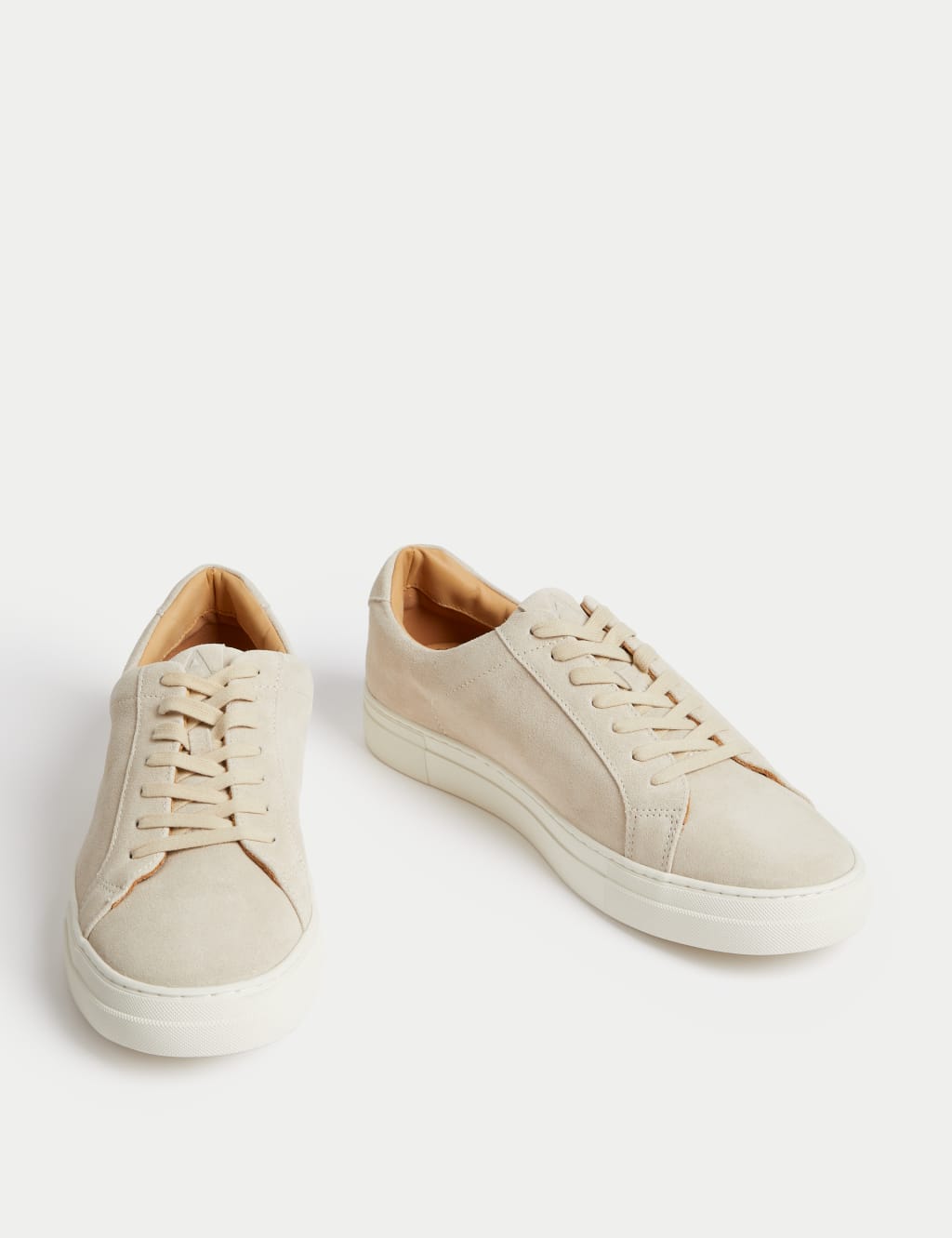 Suede Lace Up Trainers image 2