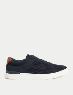 

Mens M&S Collection Lace-Up Trainers - Dark Navy, Dark Navy