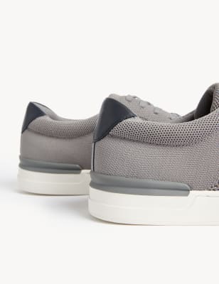 

Mens M&S Collection Lace-Up Trainers - Grey, Grey