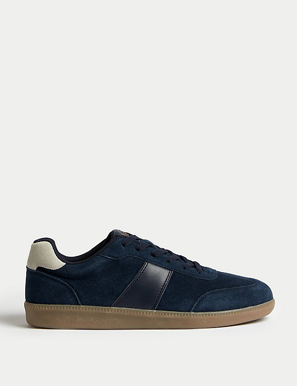 Suede Lace Up Trainers - BE