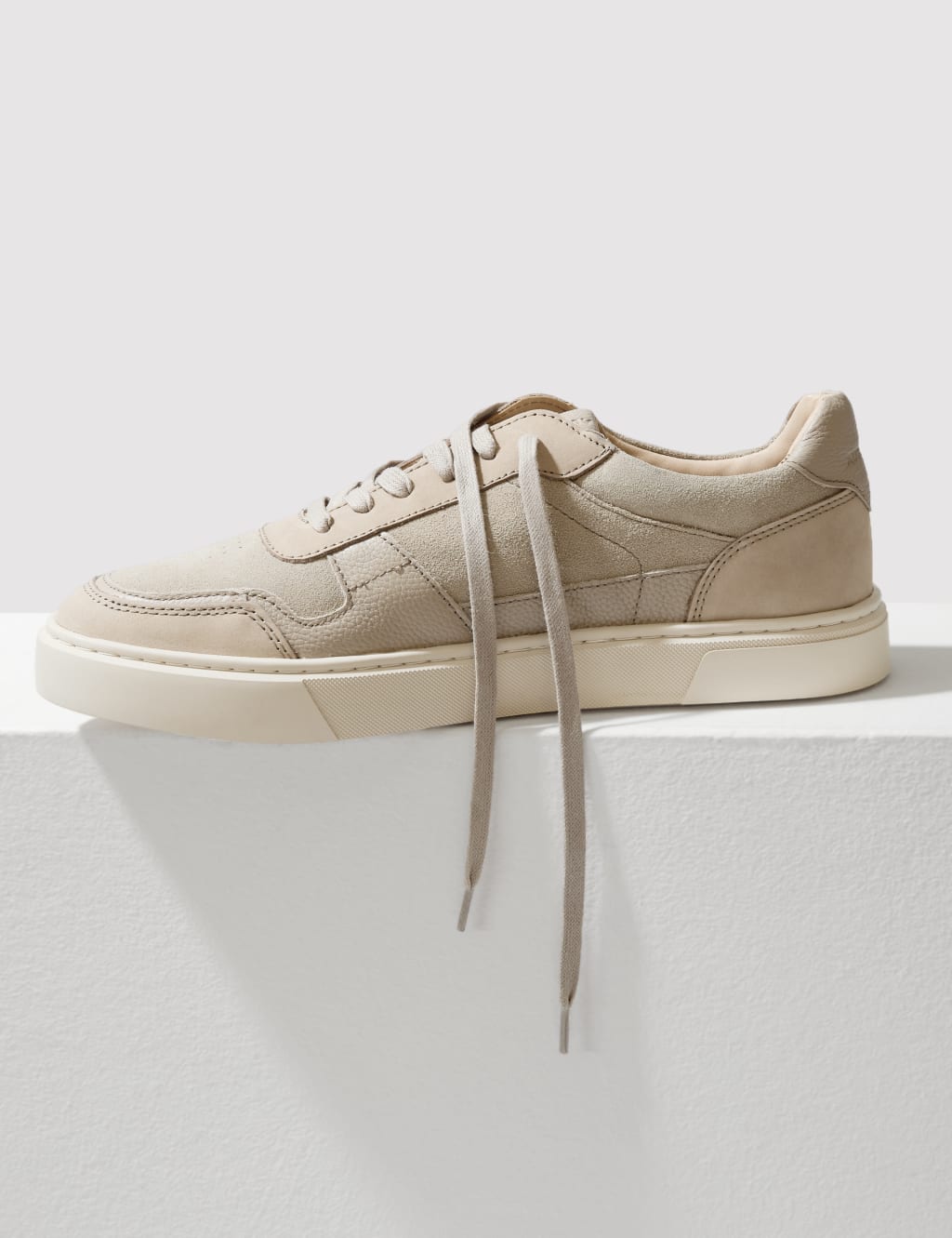 Suede Lace Up Trainers image 1