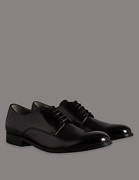 Leather Derby Lace-up Shoes