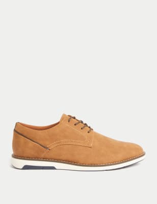 

Mens M&S Collection Derby Shoes with Freshfeet™ - Tan, Tan