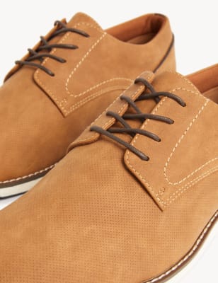 

Mens M&S Collection Derby Shoes with Freshfeet™ - Tan, Tan