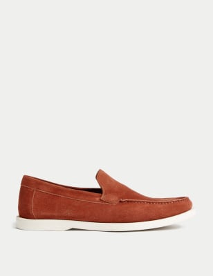 

Mens Autograph Suede Loafers - Redwood, Redwood