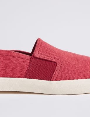 Marks and spencer canvas on sale shoes