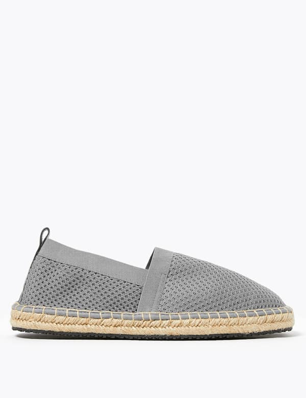 Knitted Mesh Espadrilles