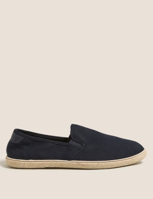 

Mens M&S Collection Canvas Slip On Espadrilles - Navy, Navy