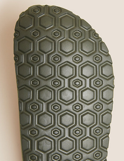 Buckle Slip-On Sandals