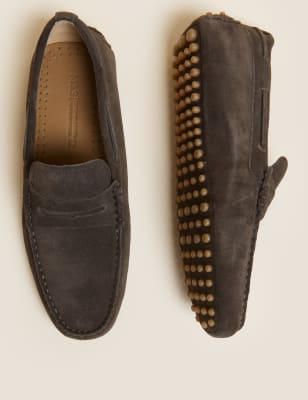 

M&S Collection Mocasines de ante sin cordonesMens - Mink, Mink