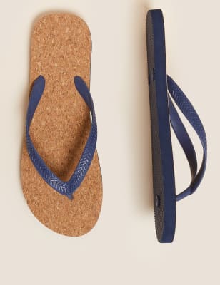 

Mens M&S Collection Flip Flops - Navy Mix, Navy Mix