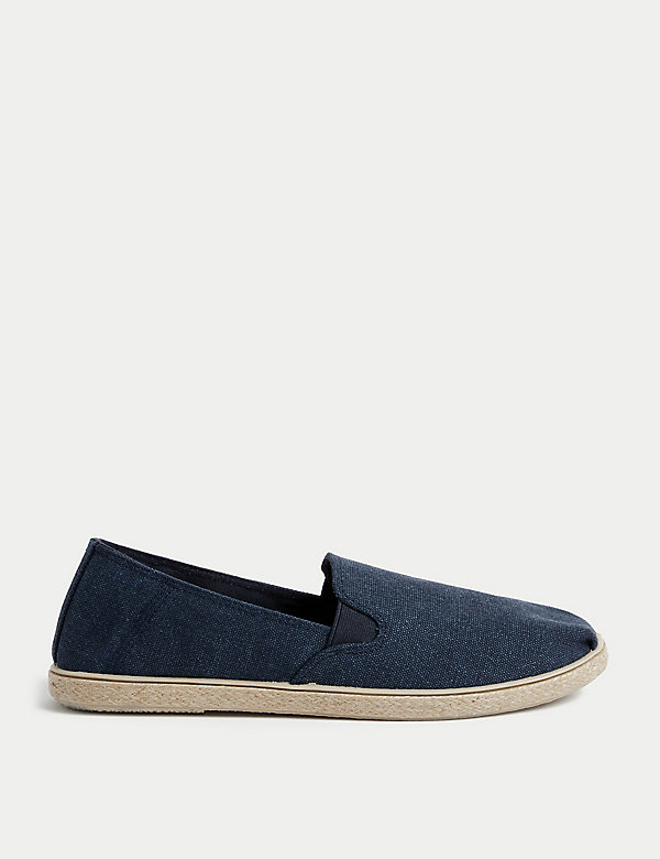 Canvas Slip-On Espadrilles with Freshfeet™ - IS