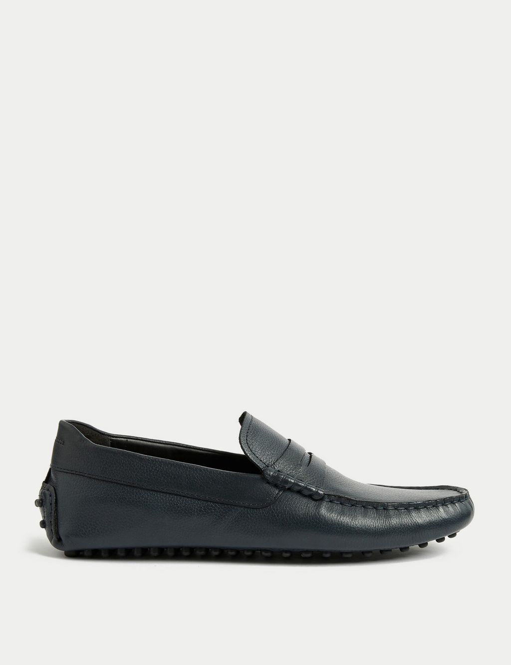 Leather Slip-On Driving Shoes image 1
