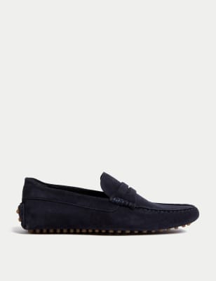 

M&S Collection Mocasines bajos de anteMens - Navy, Navy