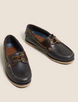 Leather Deck Shoes | M\u0026S Collection | M\u0026S