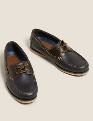 Leather Boat Shoes | M\u0026S Collection | M\u0026S