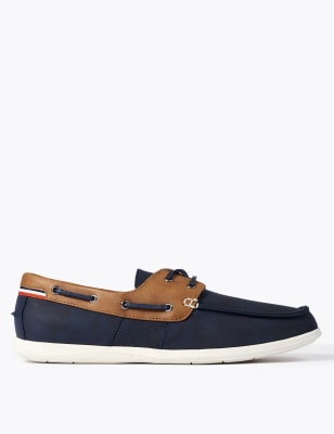  Chaussures bateau à motif ajouré - Navy Mix