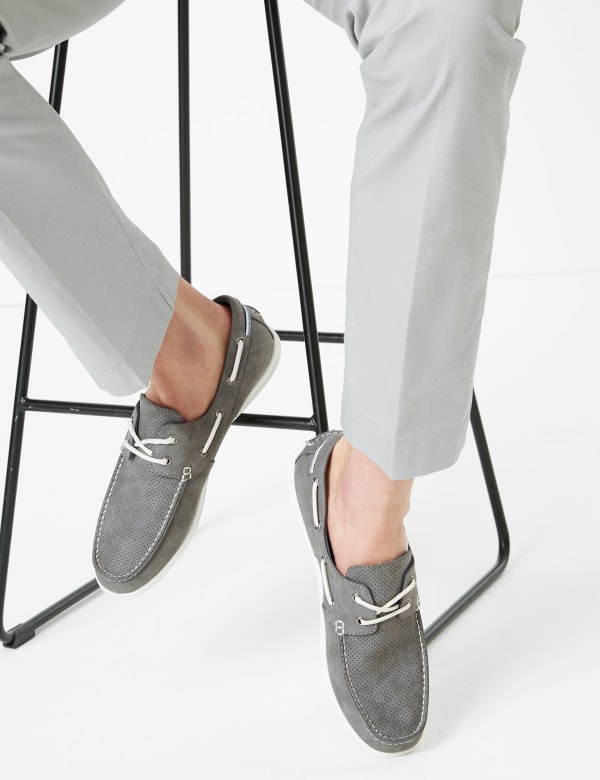 Perforated Boat Shoes
