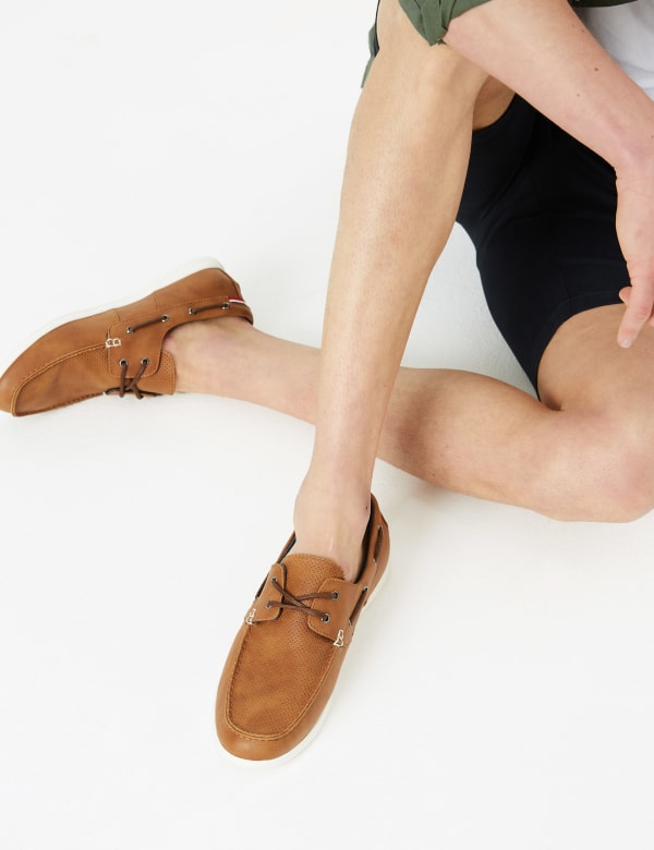 Perforated Boat Shoes