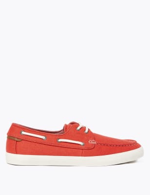  Chaussures bateau en toile - Coral