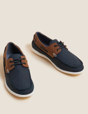 

Mens M&S Collection Deckschuhe - Navy Mix, Navy Mix