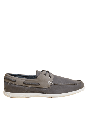 

Mens M&S Collection Deck Shoes - Grey Mix, Grey Mix