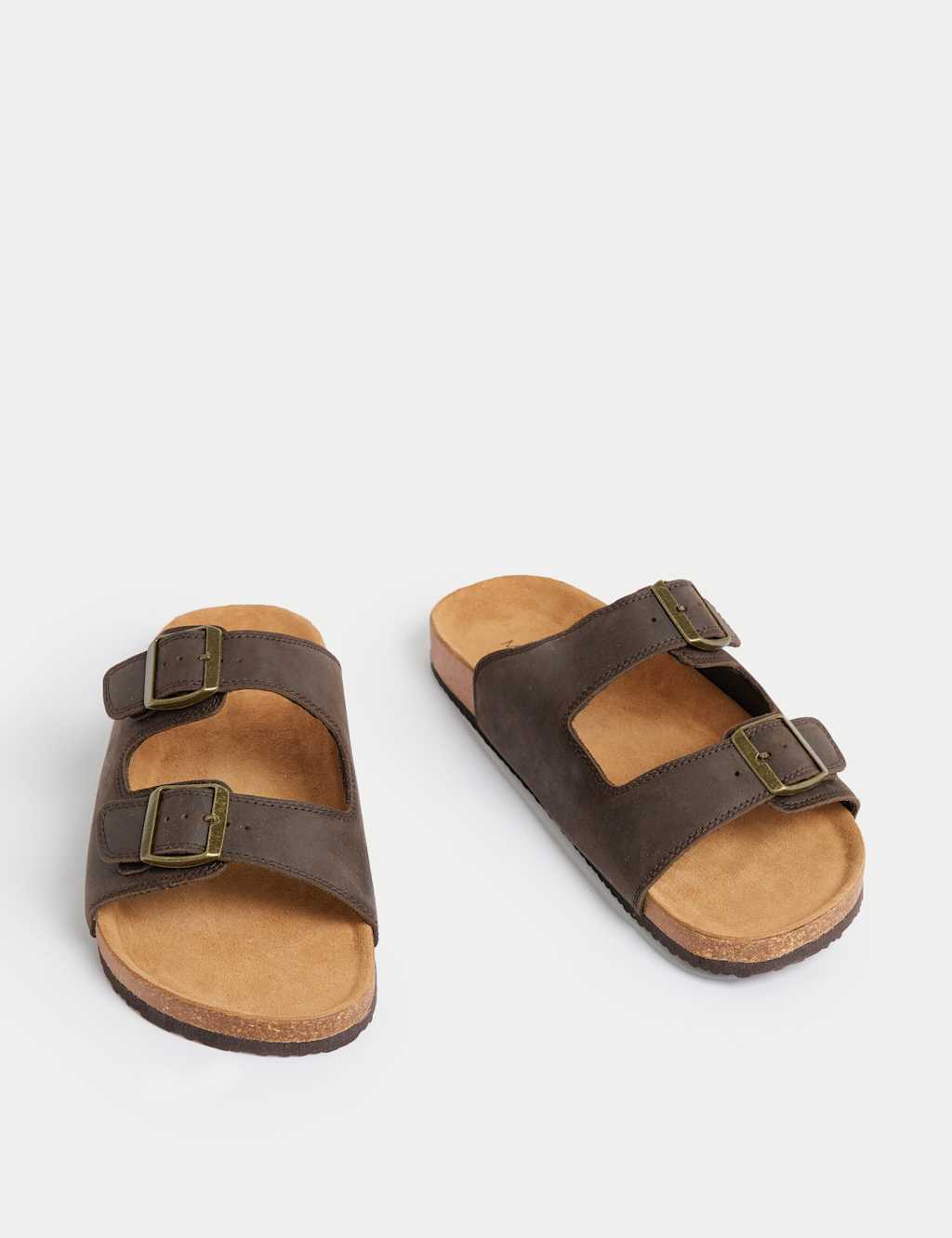 Leather Slip-On Sandals image 2