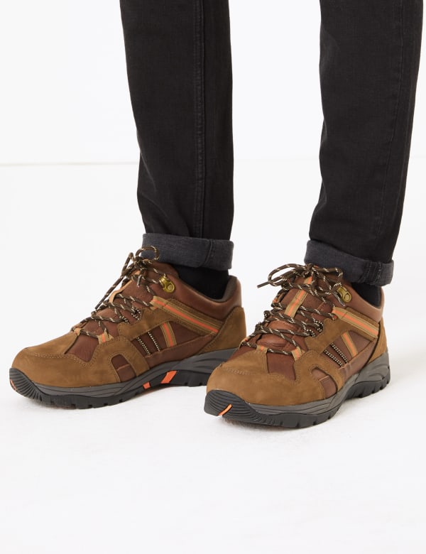 Leather Waterproof Walking Shoes