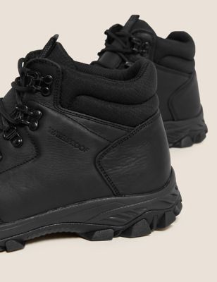 M&S Mens Leather Walking Boots