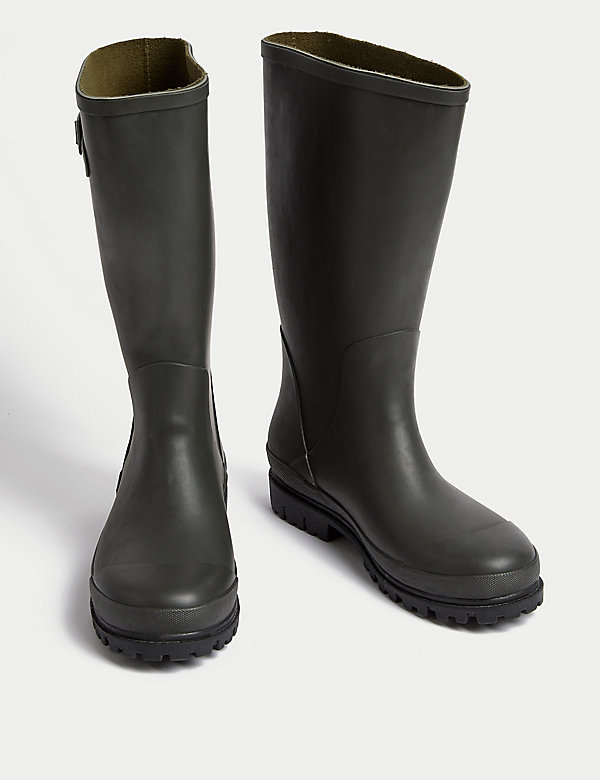 Fleece Lined Wellington Boots - BH