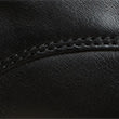 Wide Fit Leather Derby Shoes - black