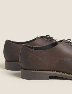 

Mens M&S Collection Leather Derby Shoes - Brown, Brown