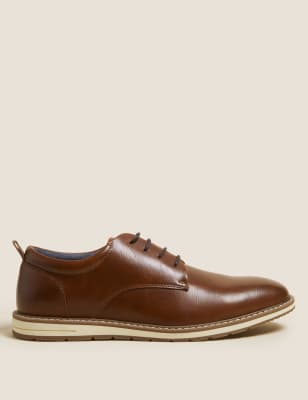 

Mens M&S Collection Derby Shoes - Brown, Brown