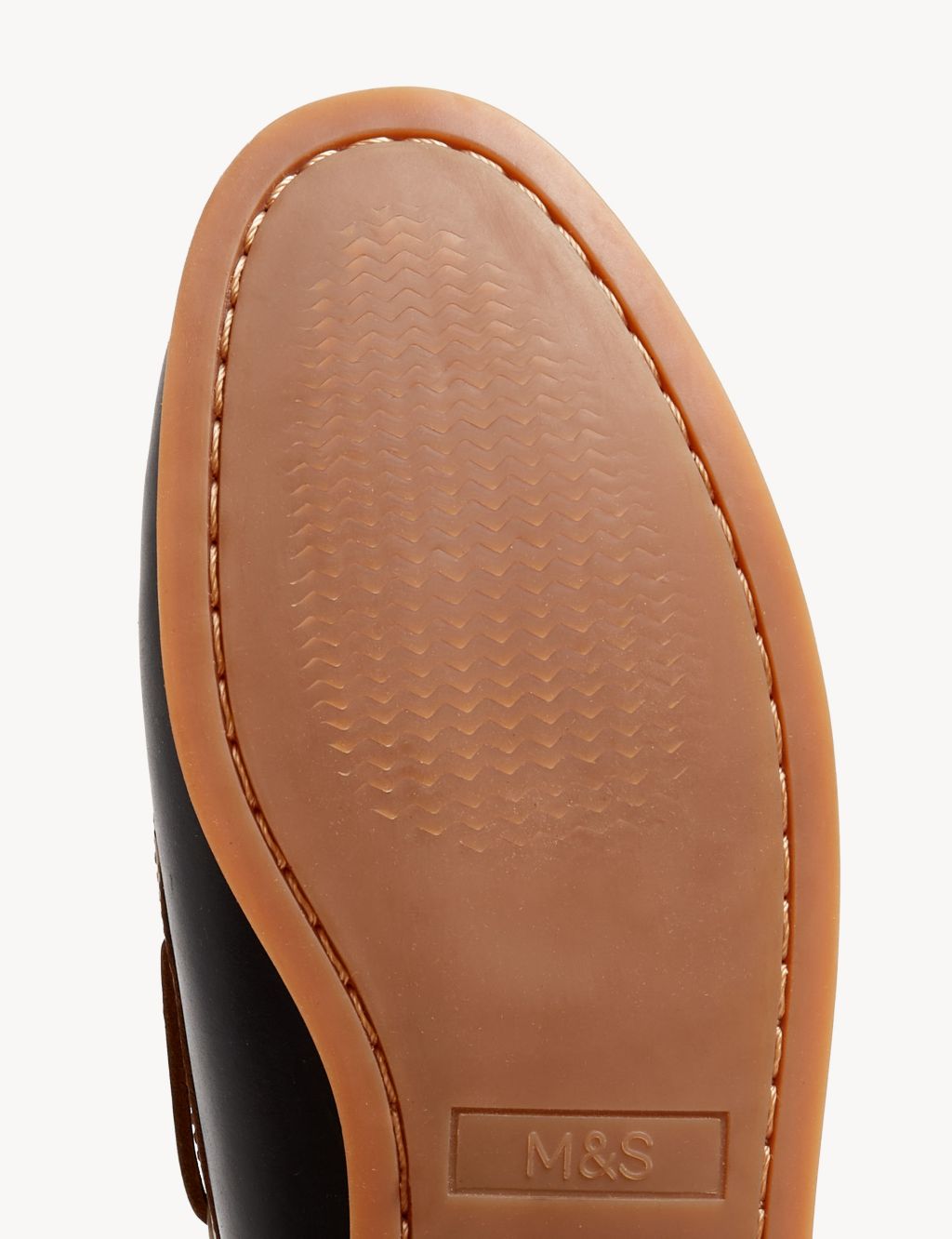 Wide Fit Leather Deck Shoes image 3