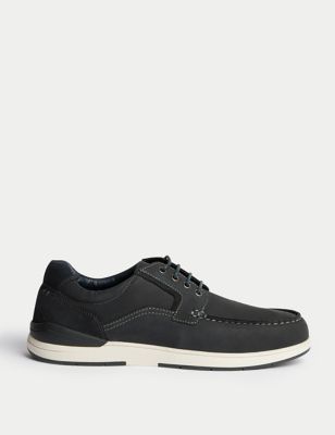 Airflex™ Lace Up Nubuck Boat Shoes - VN