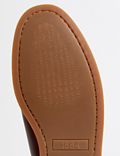 Leather Slip On Deck Shoes