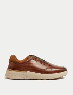 

Mens M&S Collection Airflex™ Lace Up Trainers - Tan, Tan