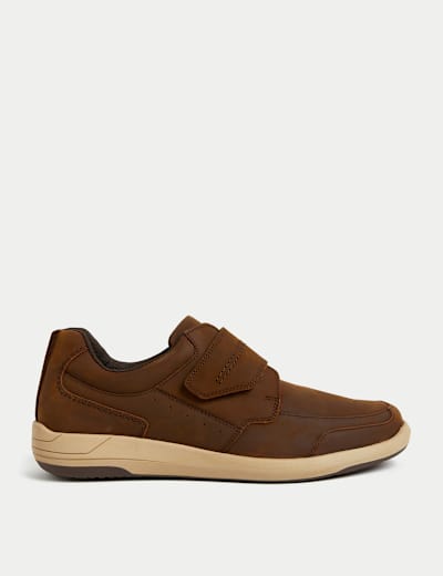 Wide Fit Airflex™ Leather Casual Shoes