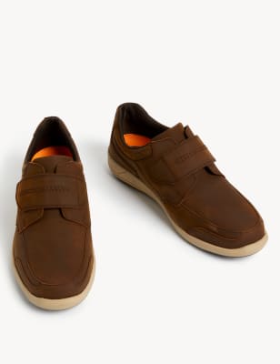 Wide Fit Airflex™ Leather Casual Shoes