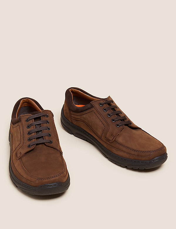 Wide Fit Airflex™ Leather Shoes - GR
