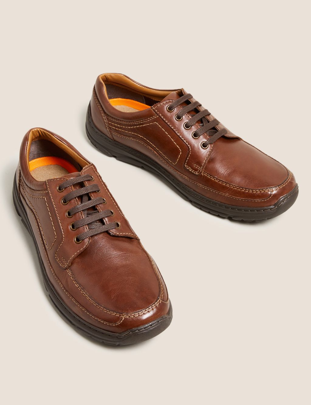 Wide Fit Airflex™ Leather Shoes image 3