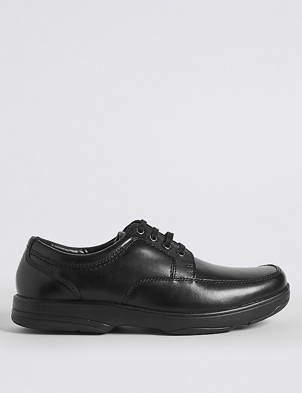 Wide Fit Airflex™ Leather Shoes - NZ