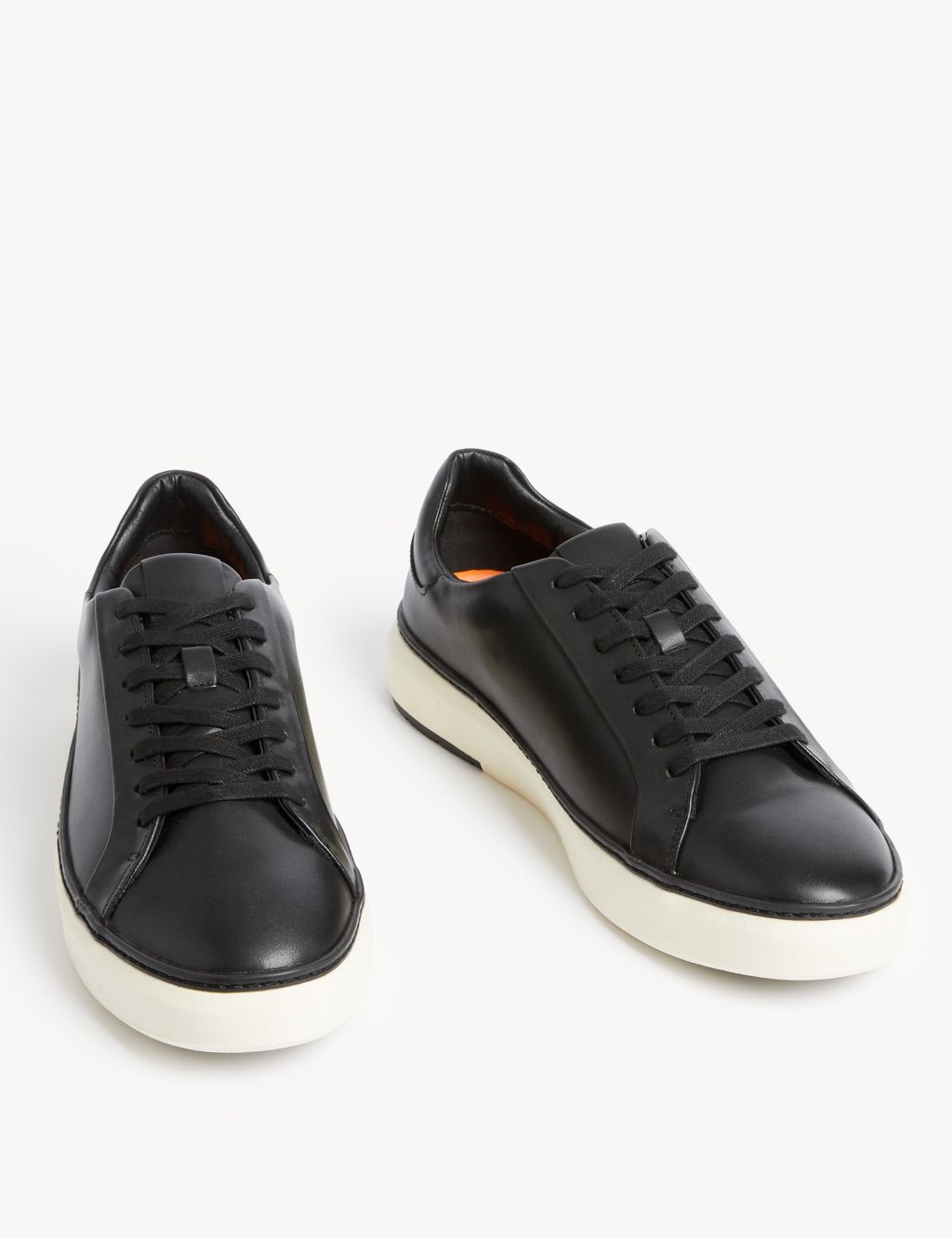 Airflex™ Leather Lace Up Trainers image 2